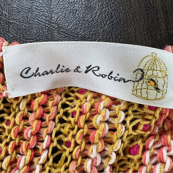 Anthropologie Charlie & Robin Leahi Beaded Shrug S/M - Picture 5 of 10